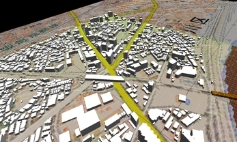 市街地での正確なモデル作成の図7