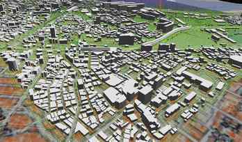 市街地での正確なモデル作成の図4