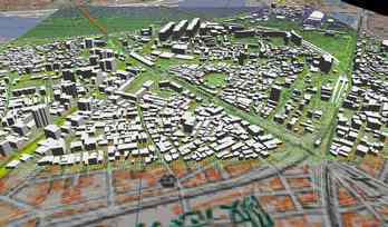市街地での正確なモデル作成の図5