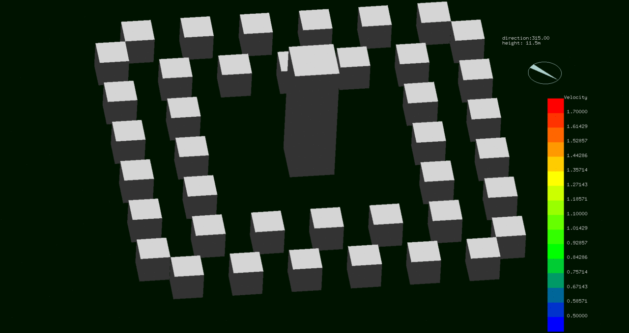 風の強さの可視化